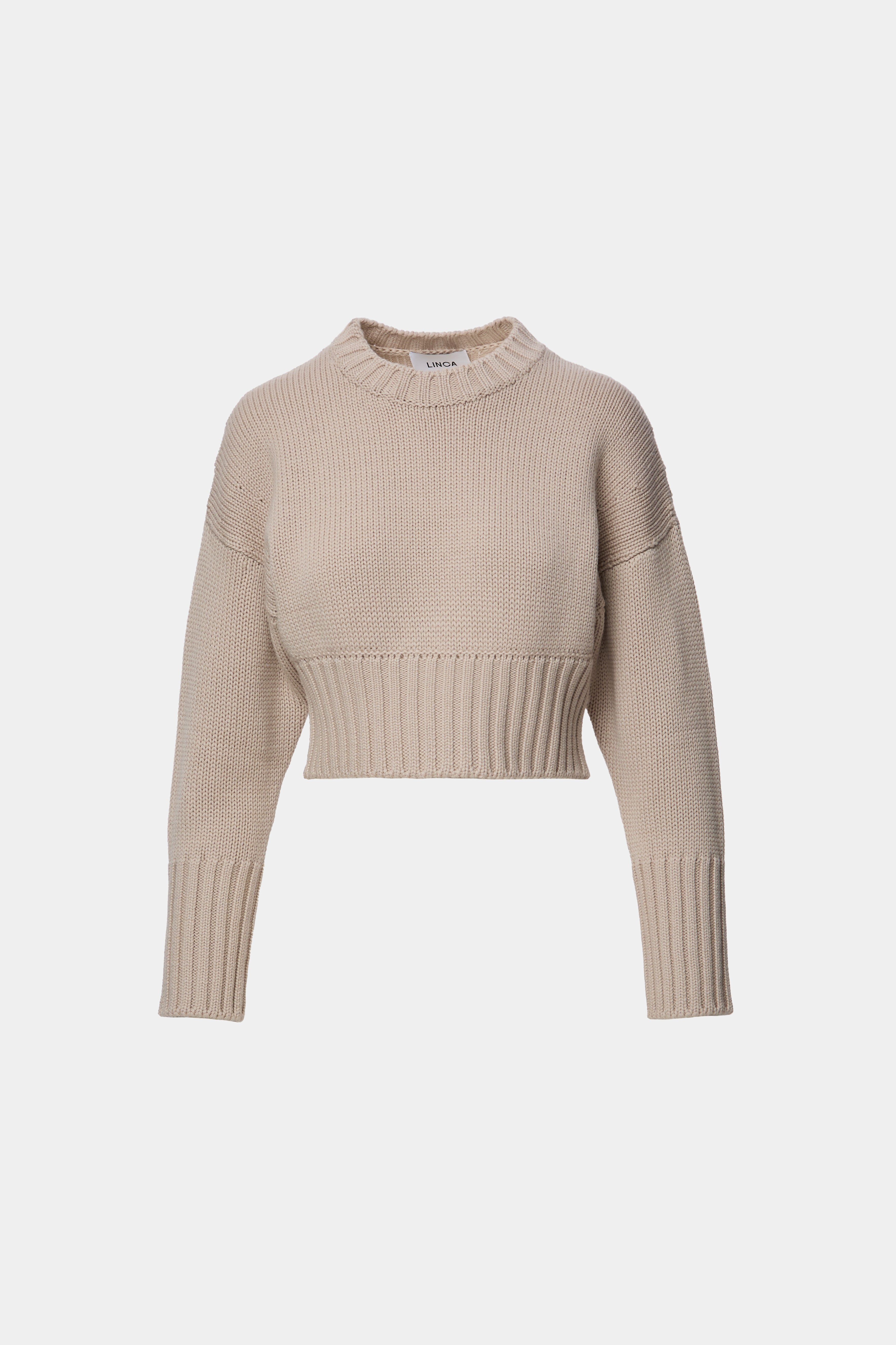 PULOVER CROPPED LANA VIRGINA BEIGE