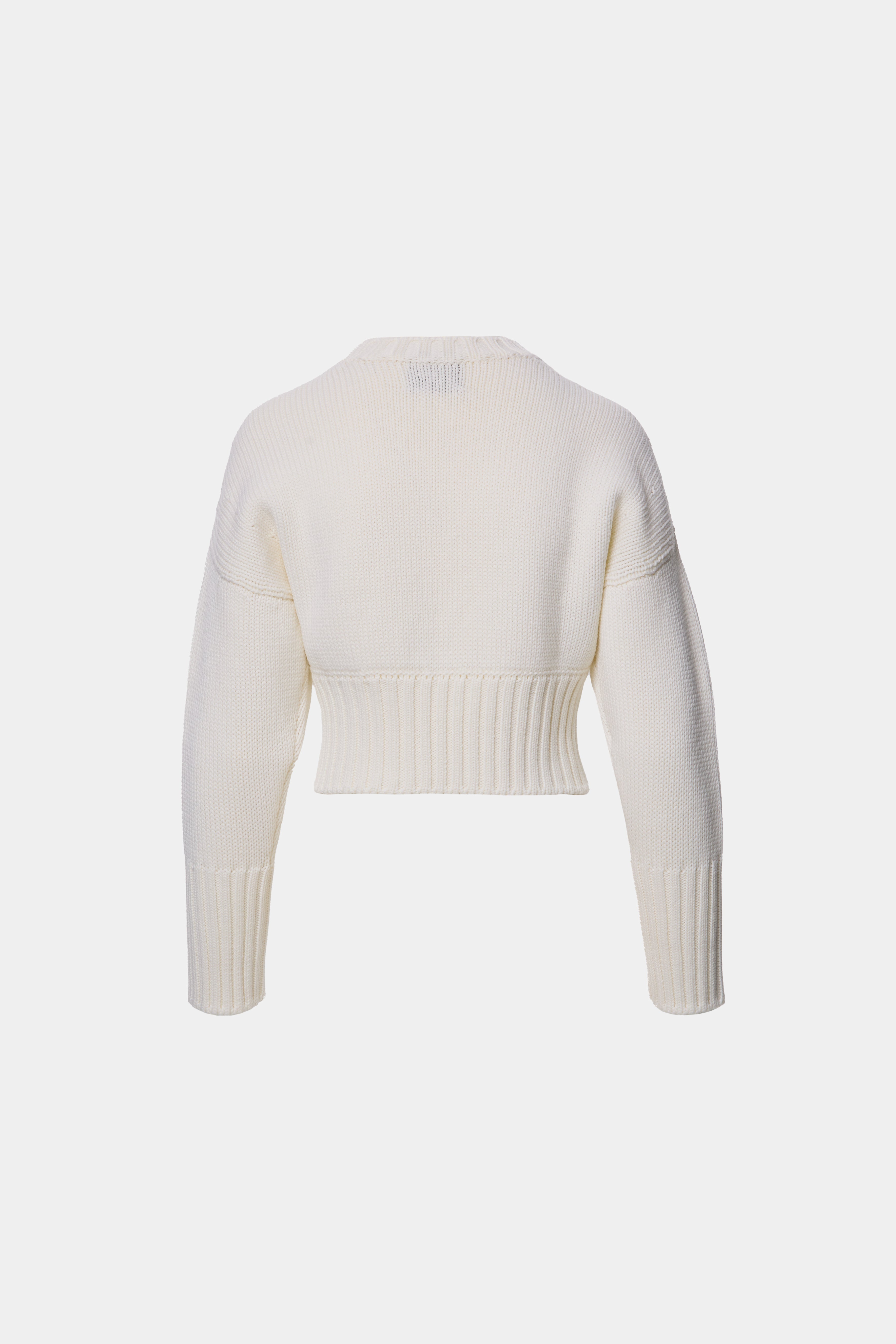 PULOVER CROPPED LANA VIRGINA ALB