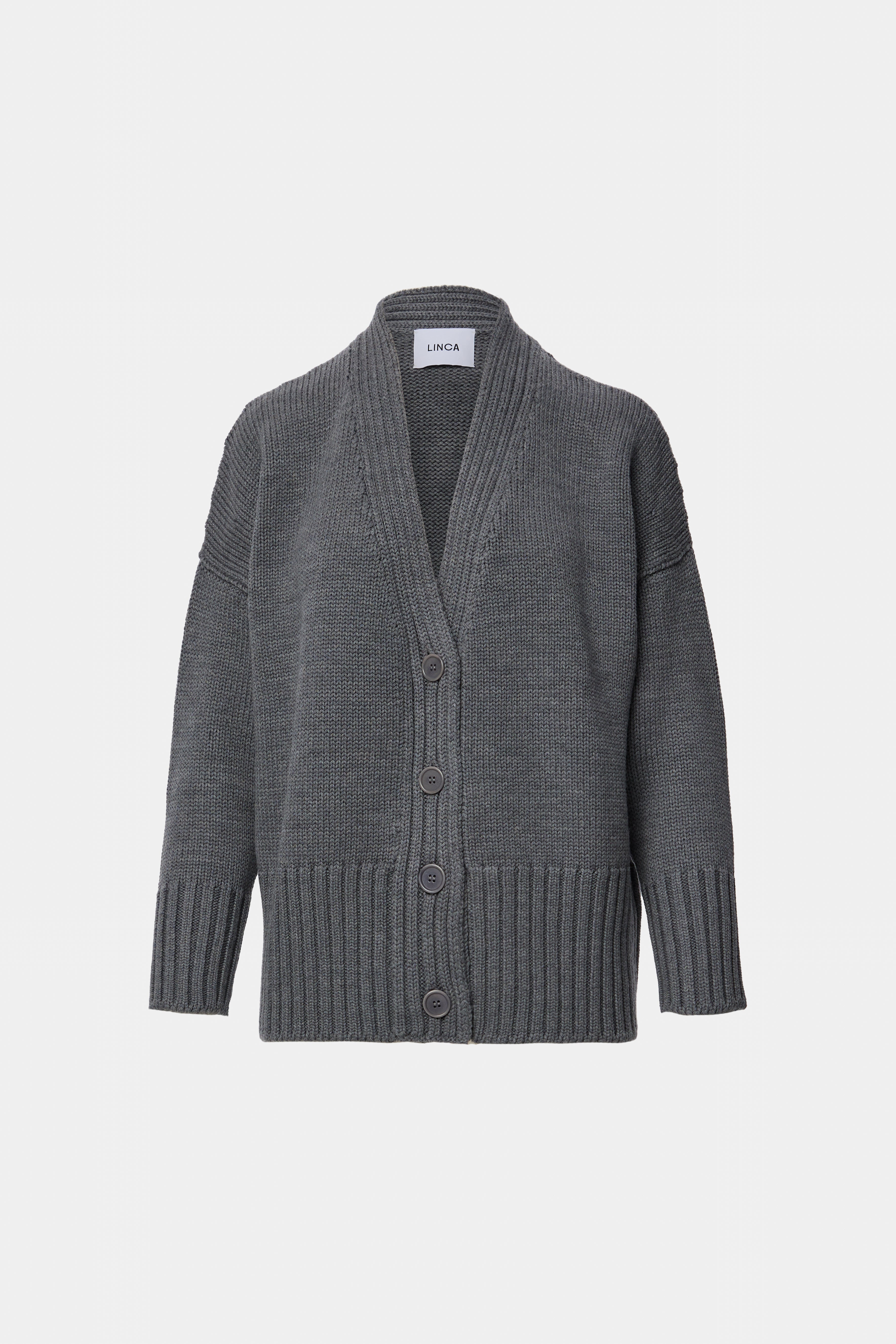 CARDIGAN OVERSIZED LANA VIRGINA GRI