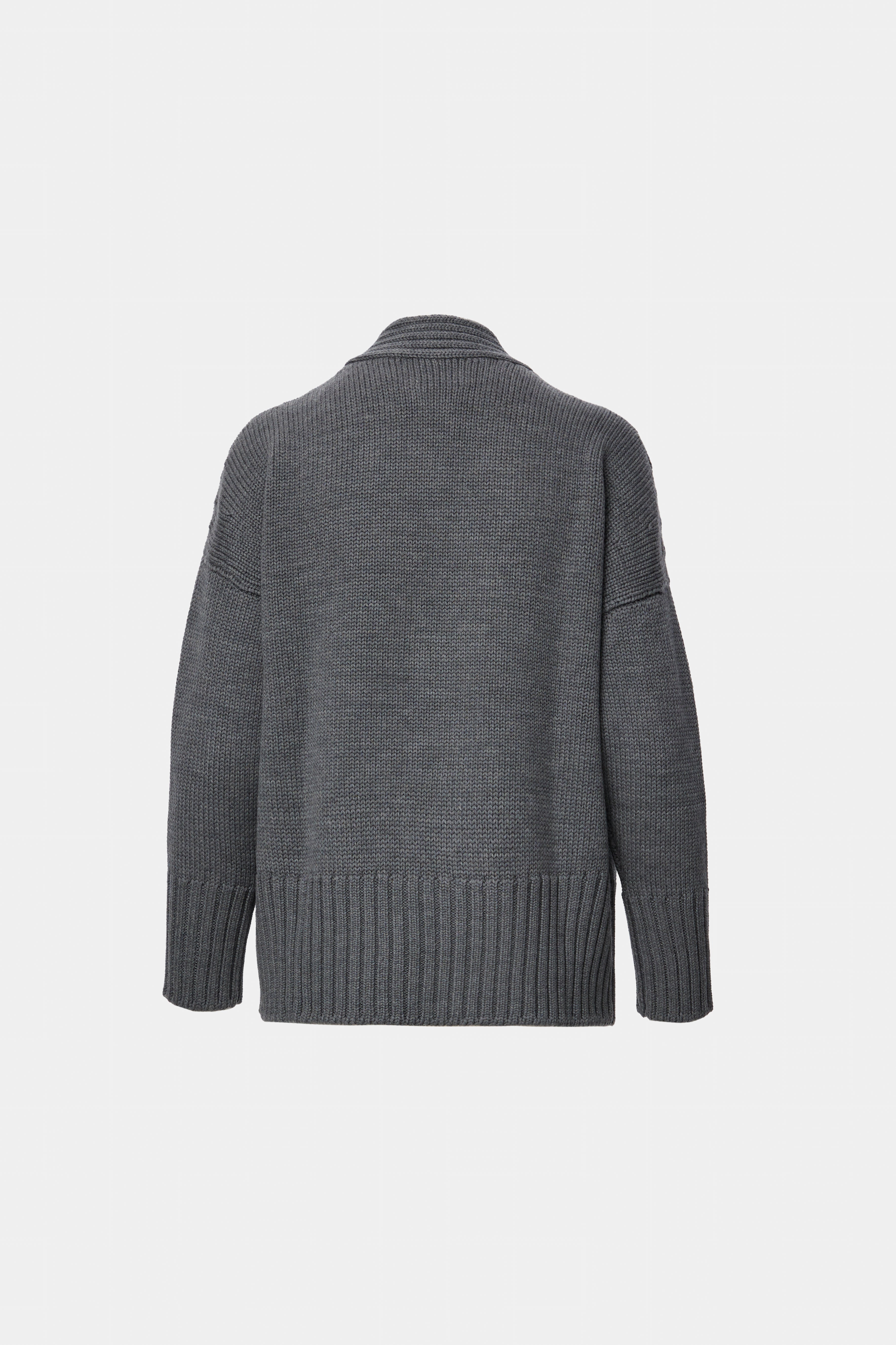 CARDIGAN OVERSIZED LANA VIRGINA GRI