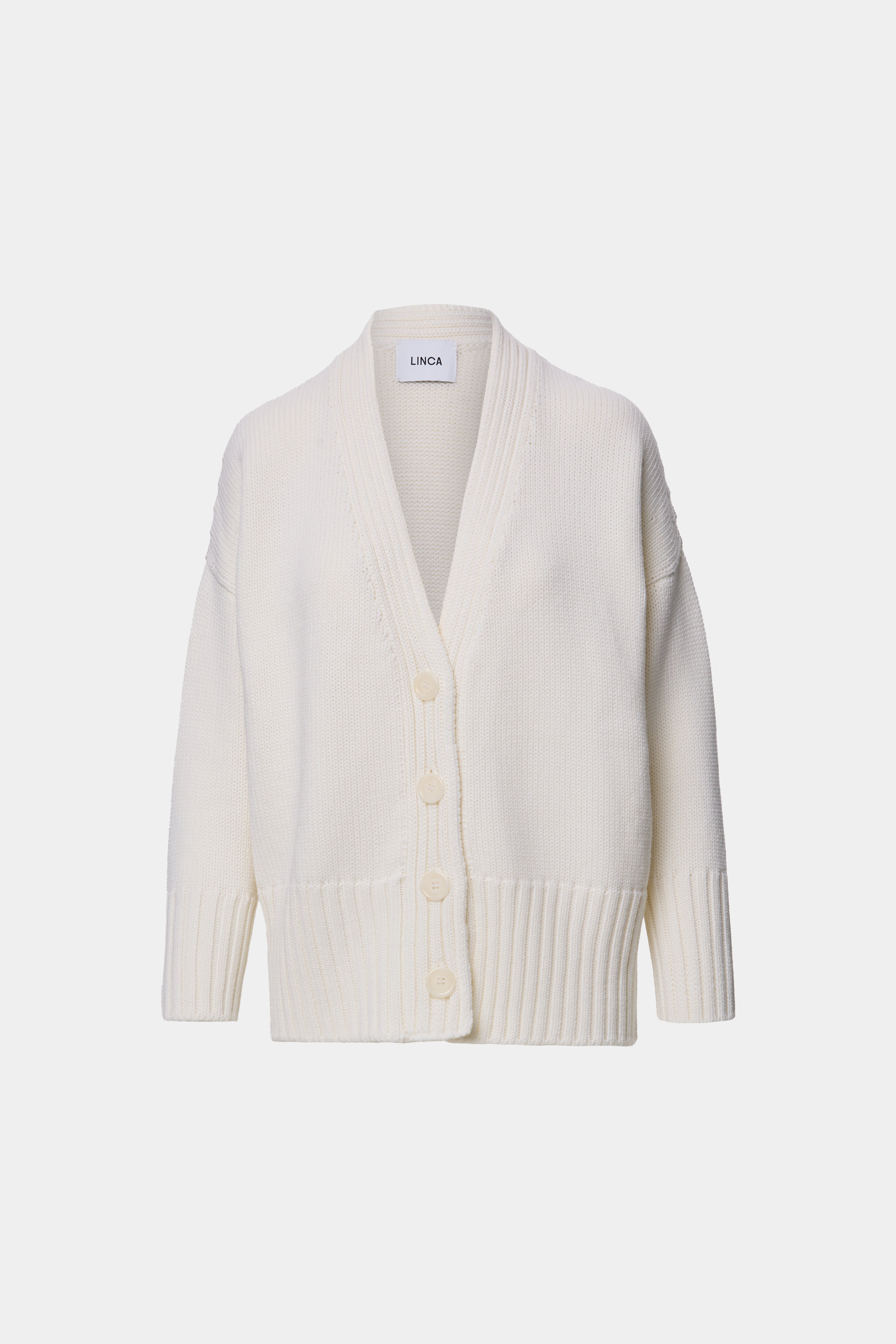 CARDIGAN OVERSIZED LANA VIRGINA ALB