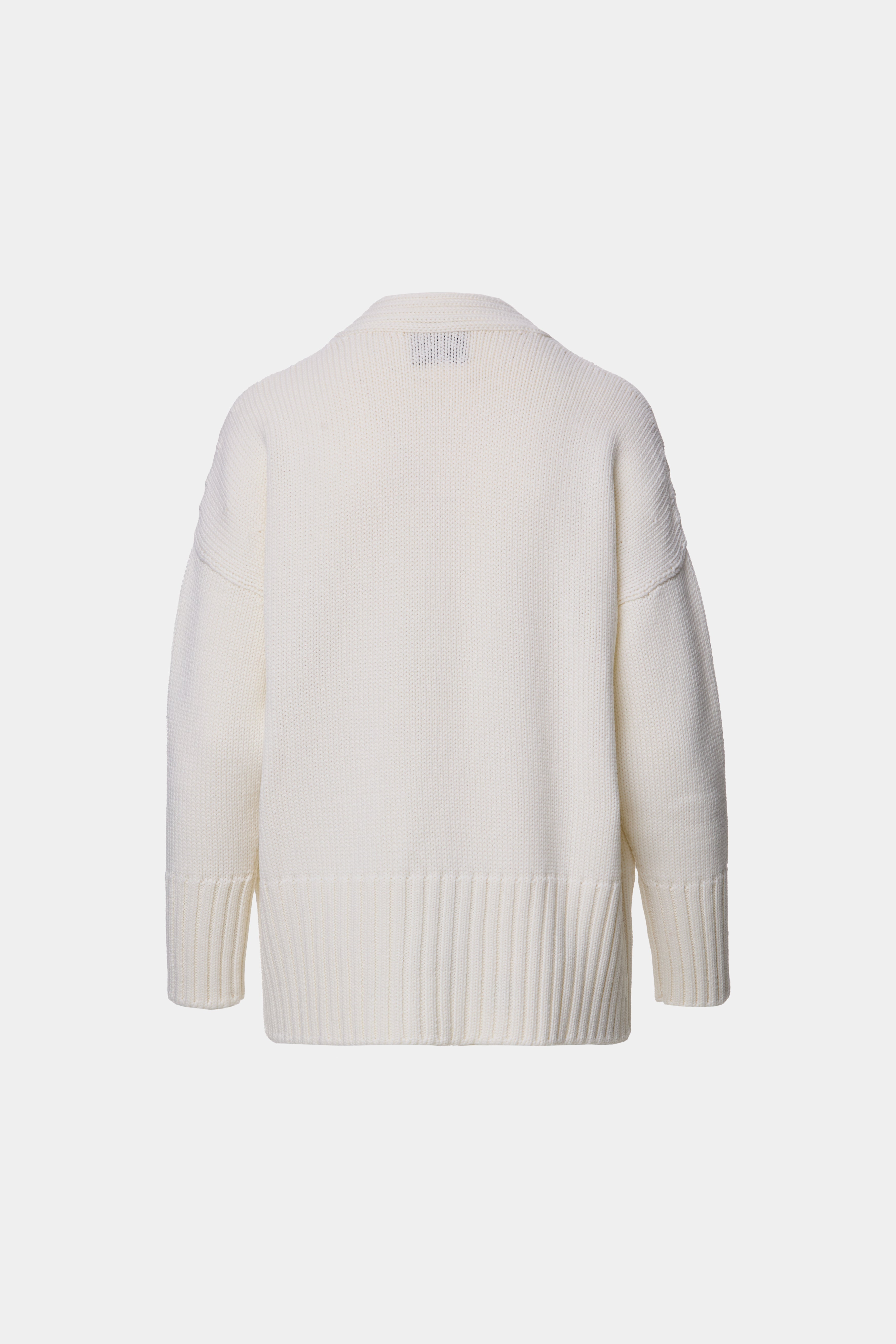 CARDIGAN OVERSIZED LANA VIRGINA ALB