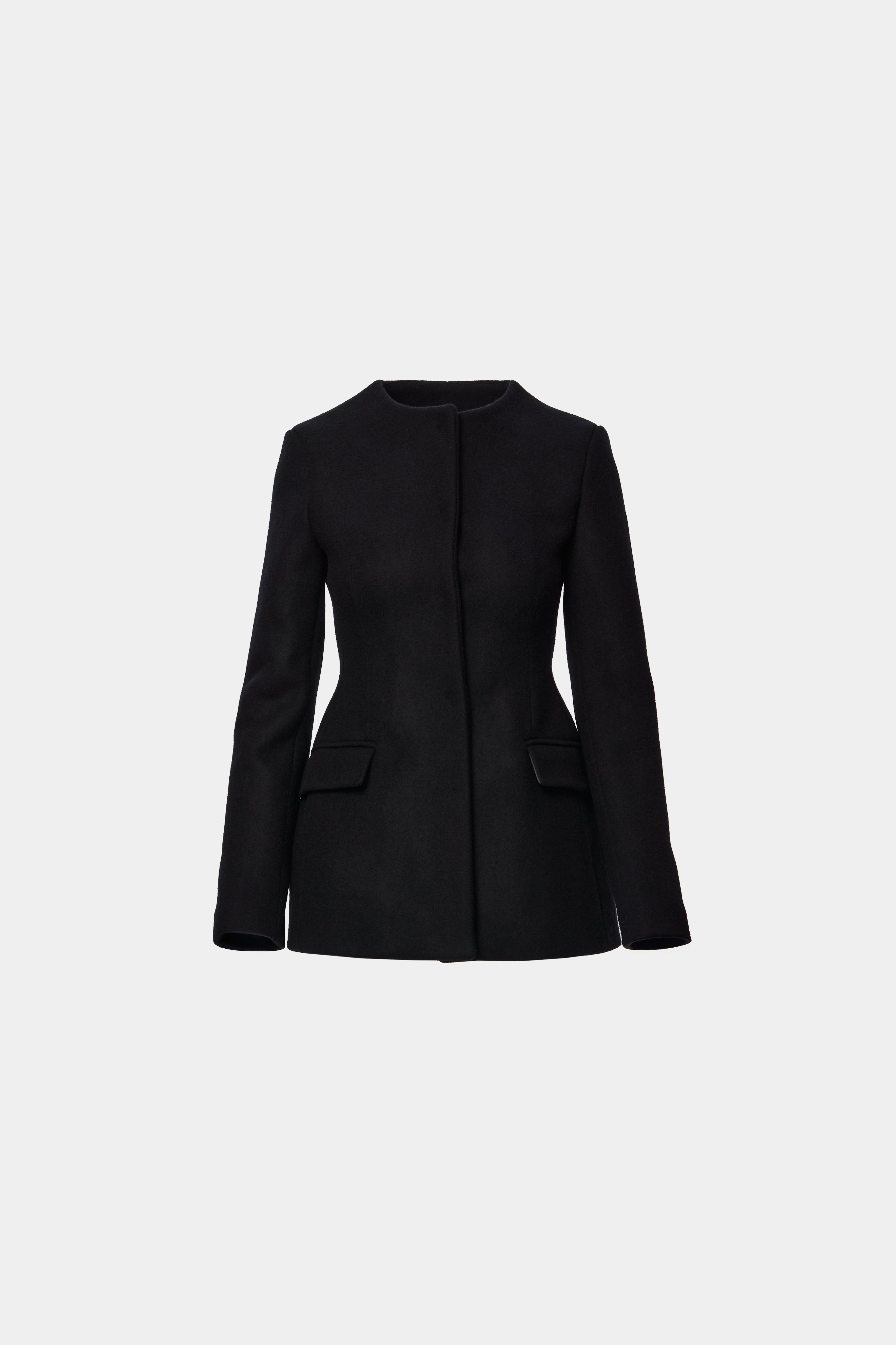 SACOU CASHMERE NEGRU