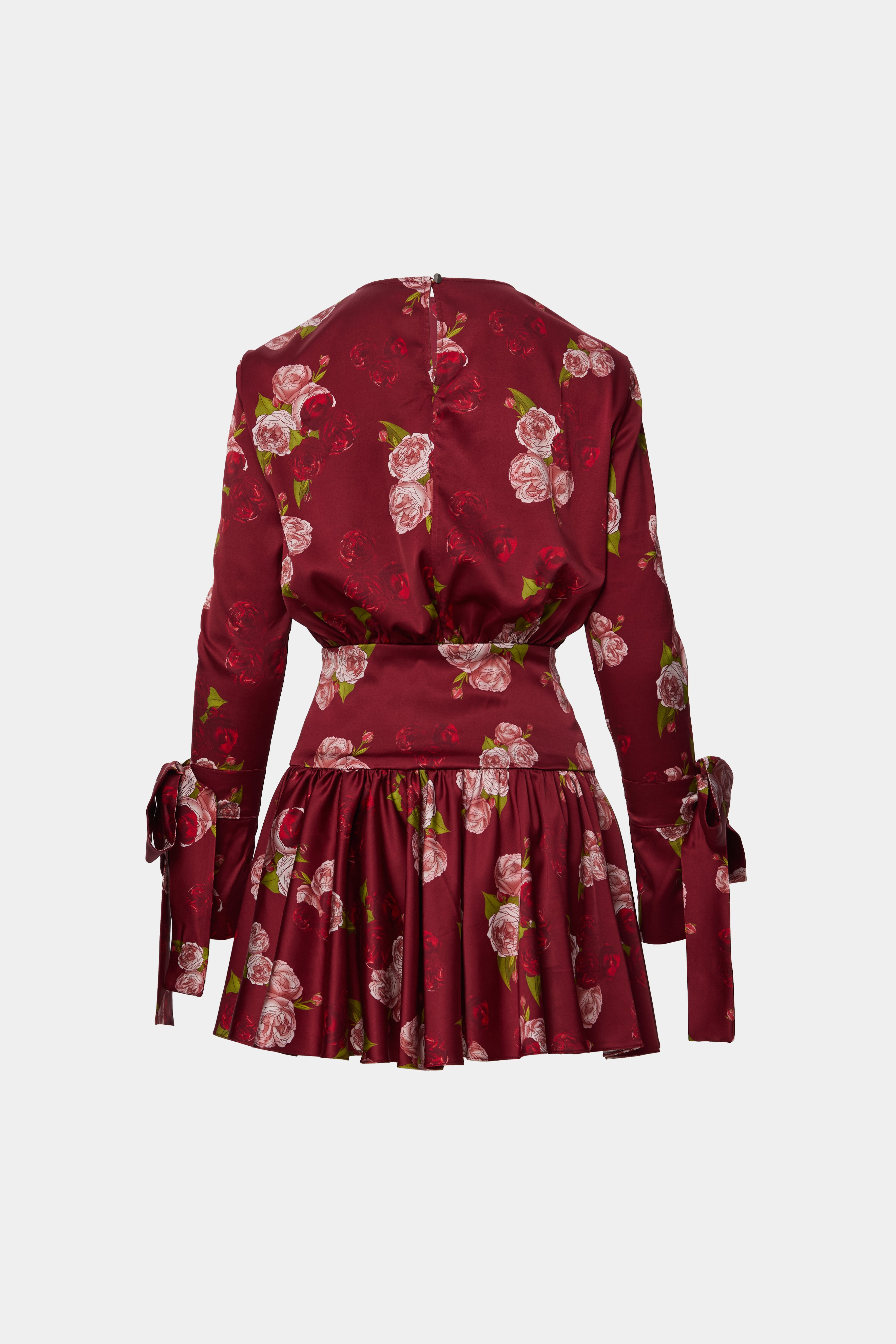 Rochie Burgundy Flori