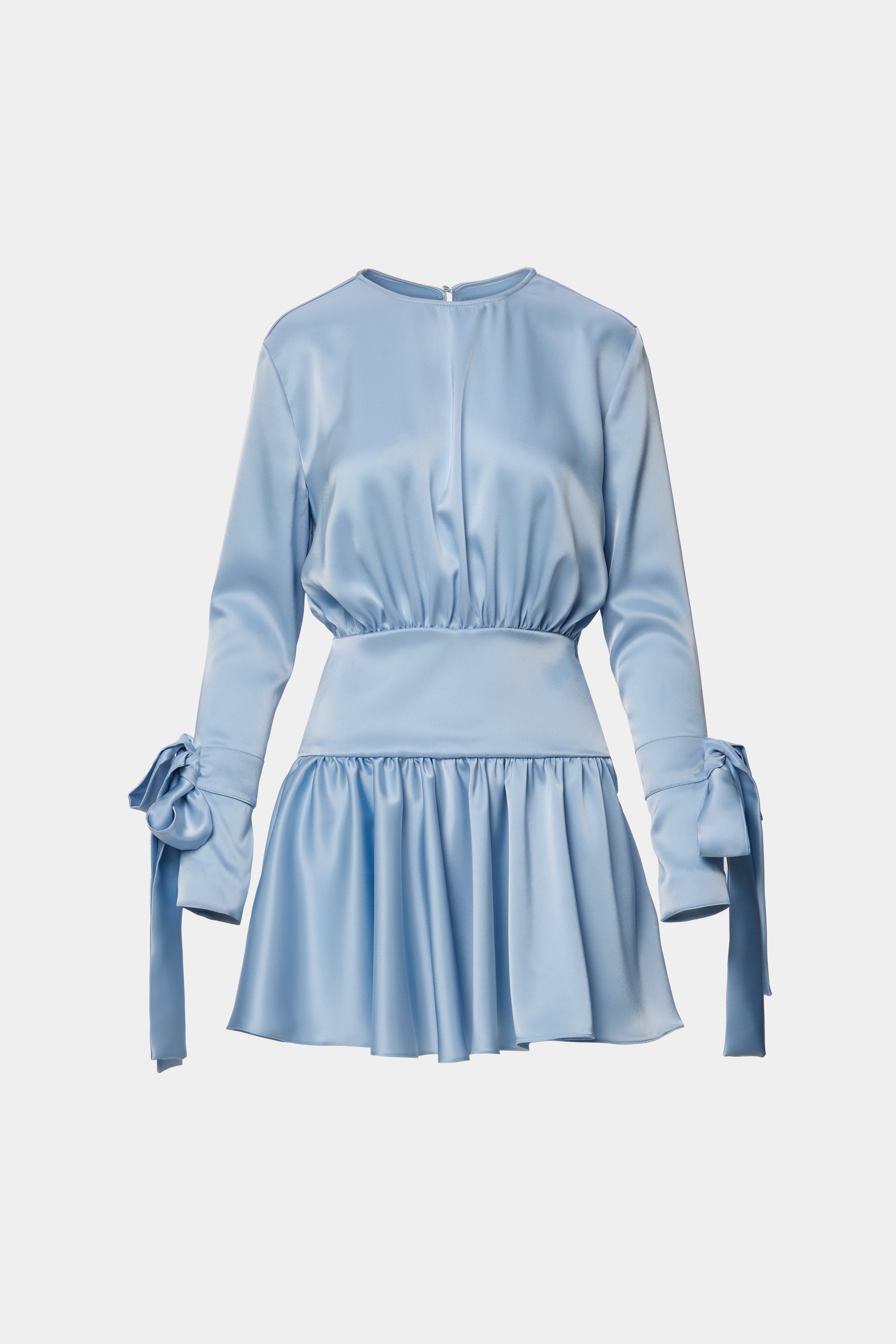 Rochie Satin Bleu