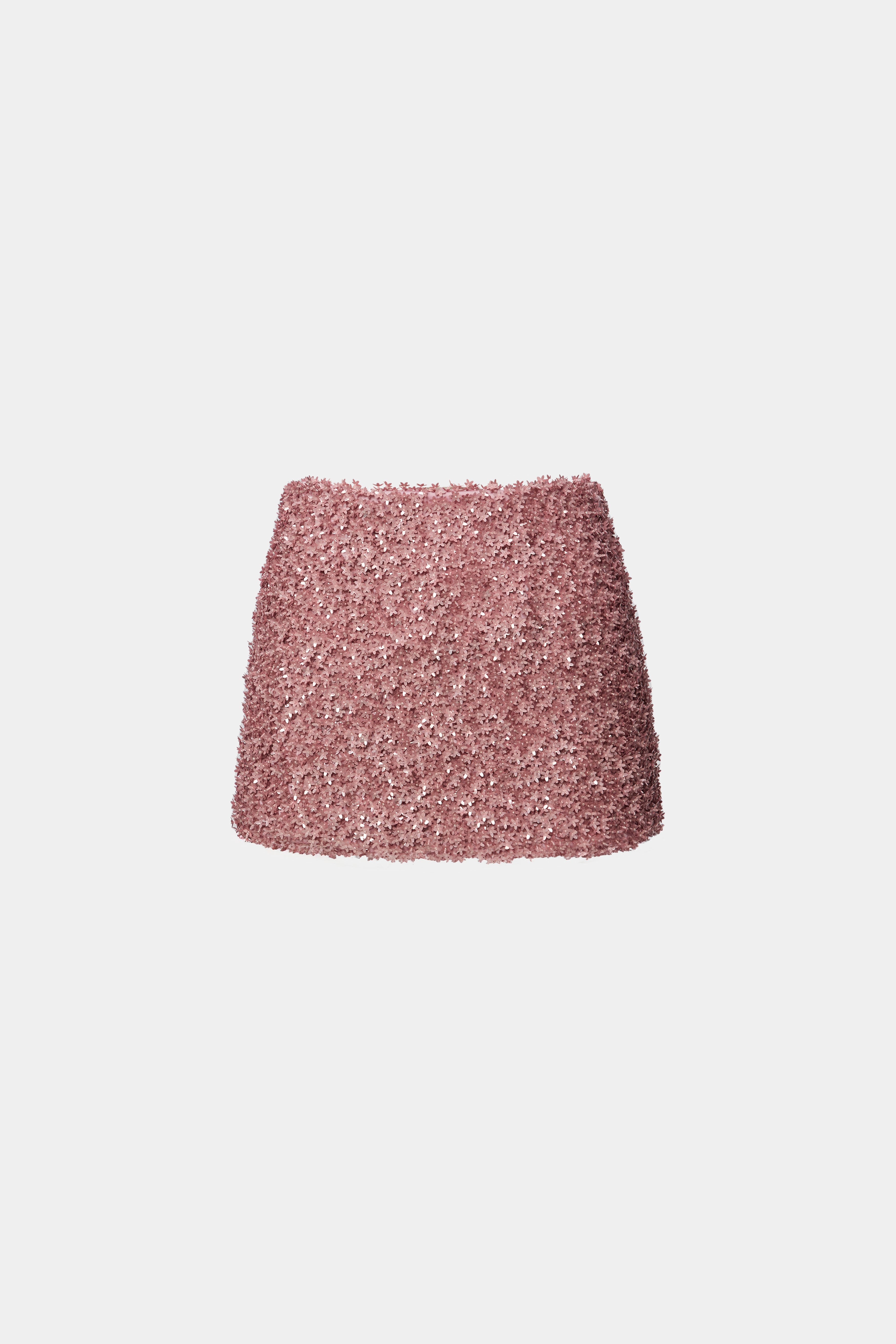 Fusta Broderie Manuală Flori