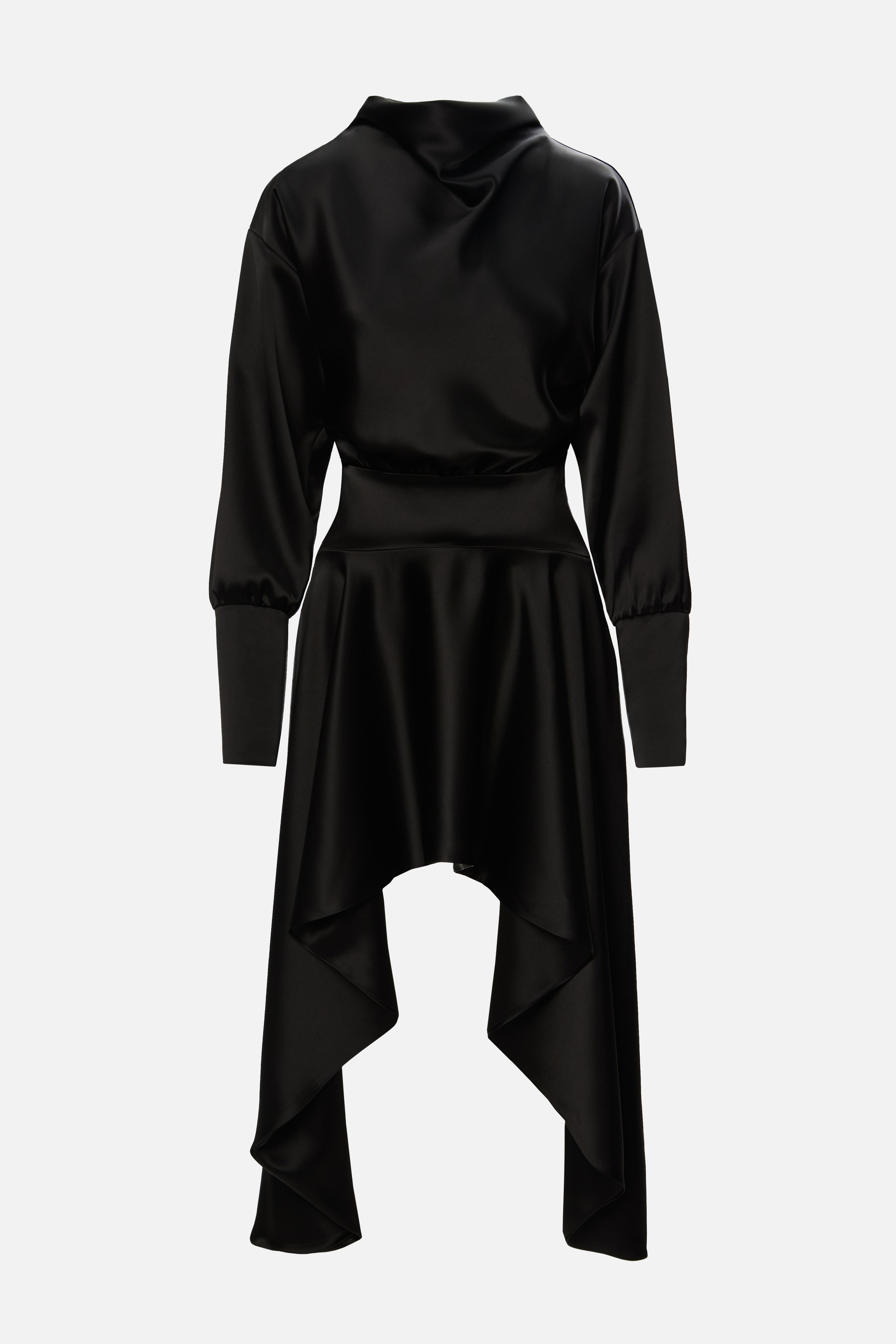 Rochie astimetrică neagră