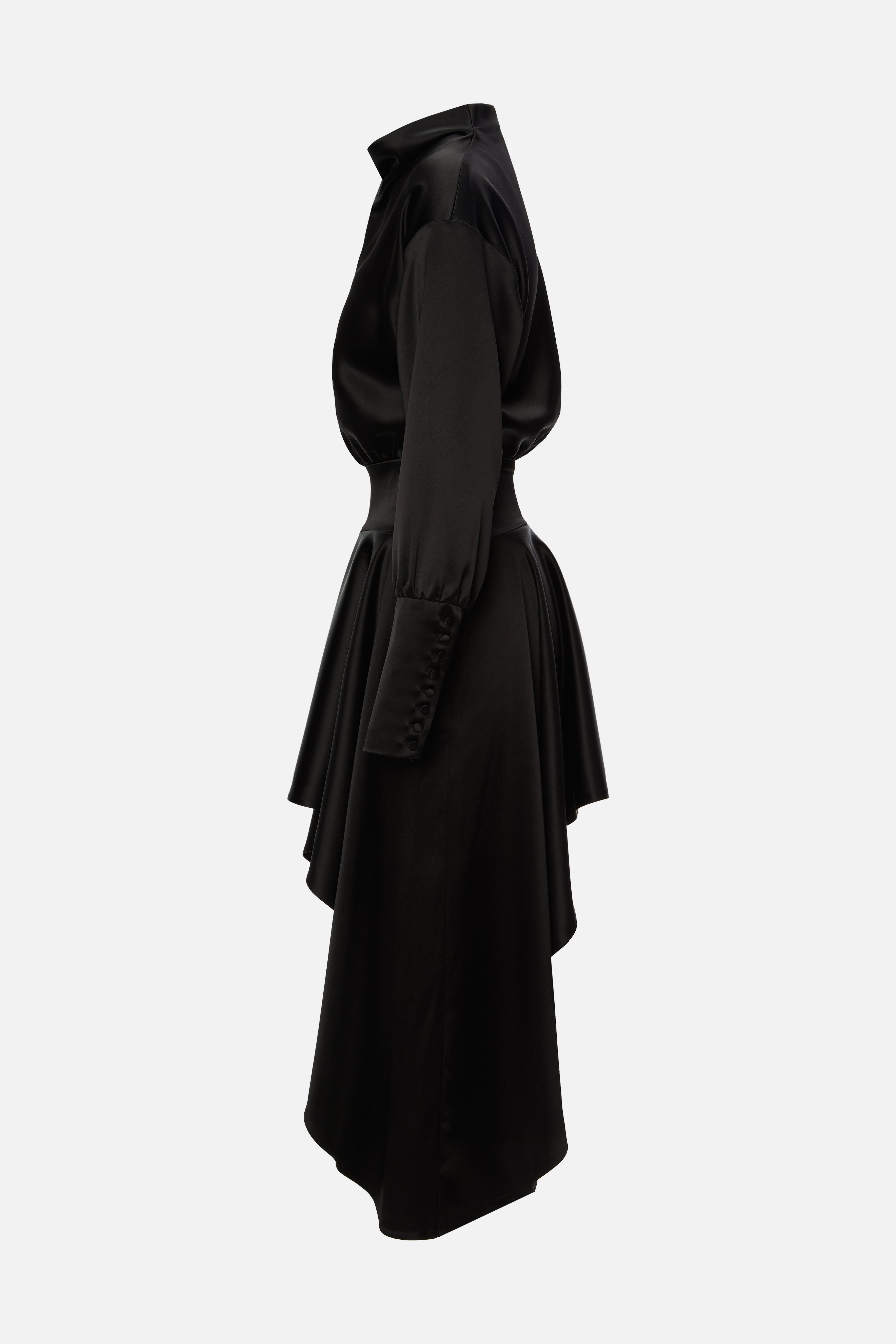 Rochie astimetrică neagră