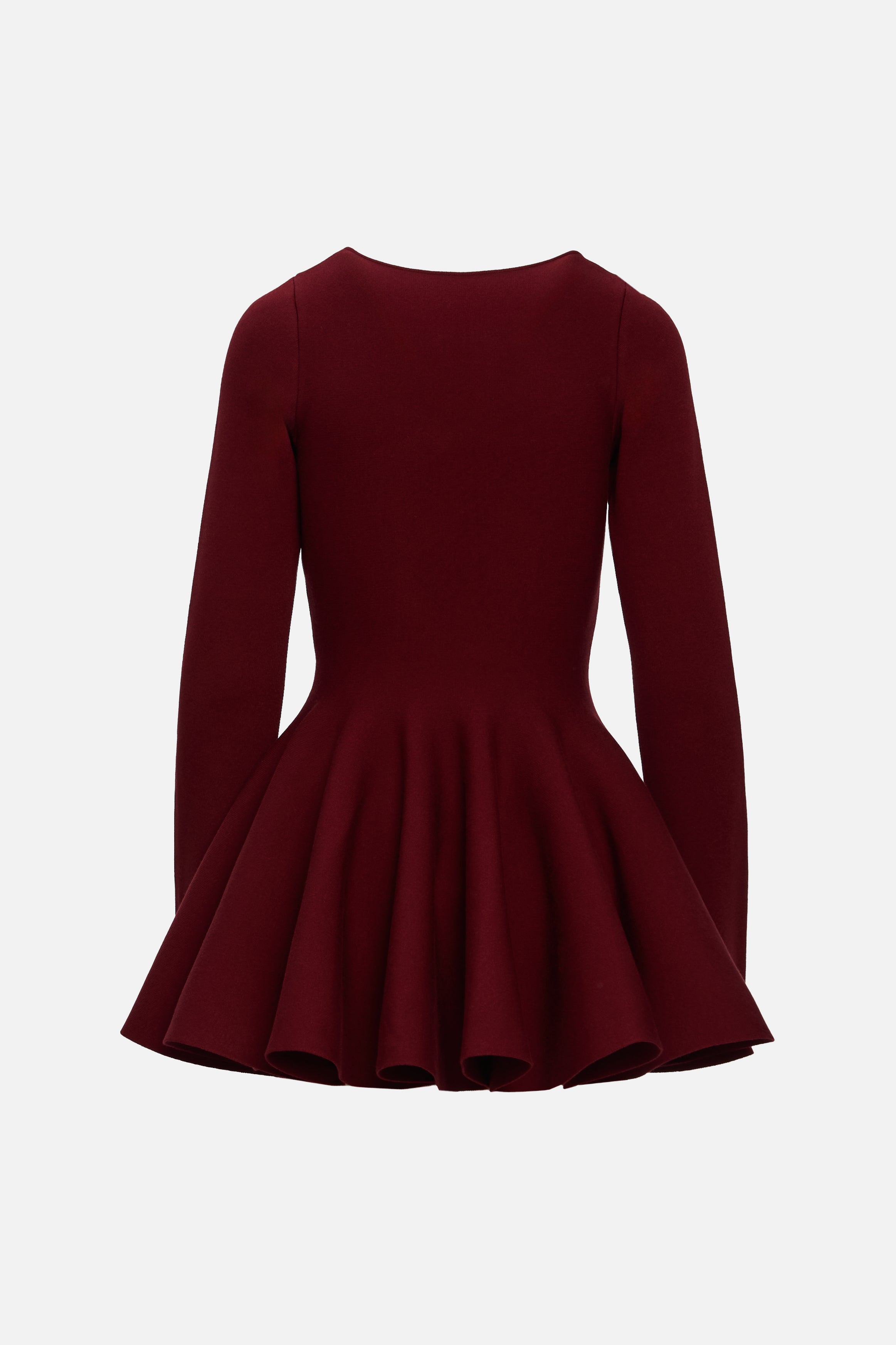 Rochie tricotată Burgundy