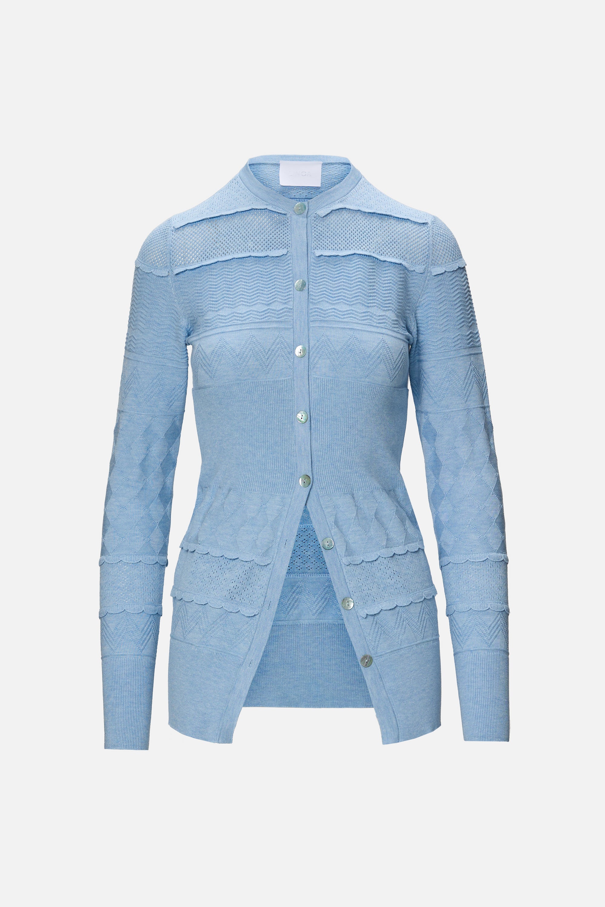 Cardigan Tricotat bleu