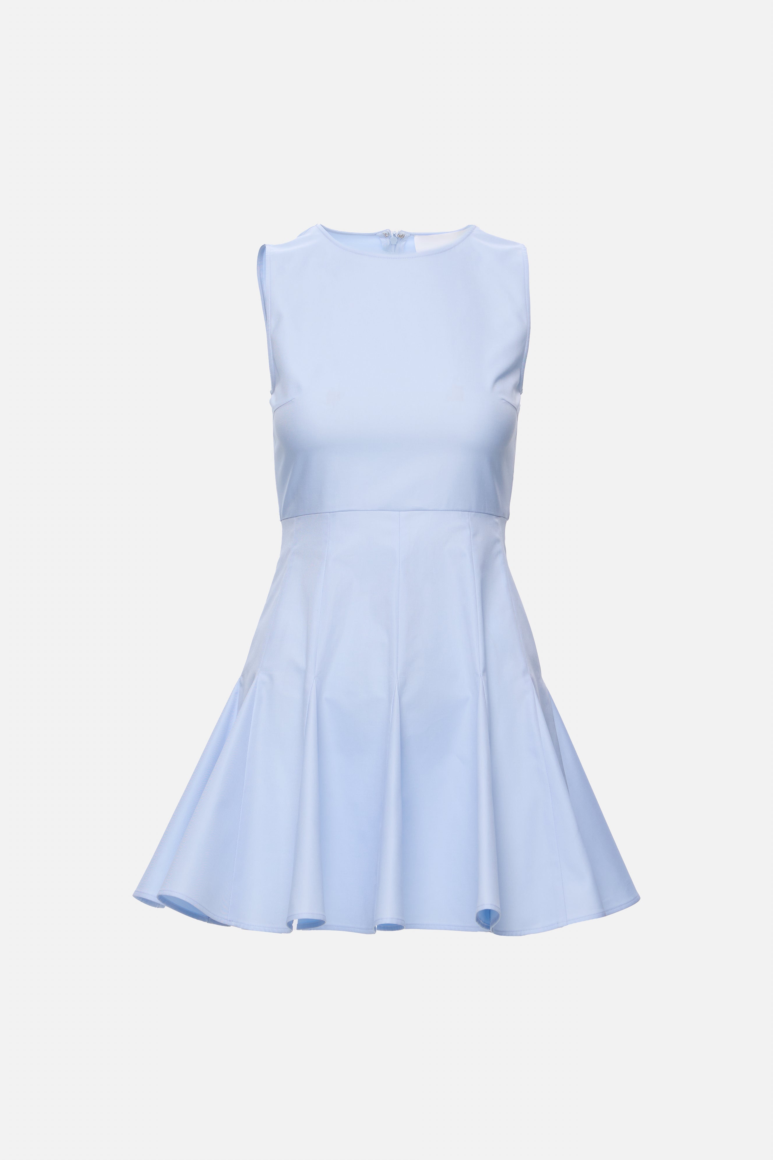 Light blue poplin dress