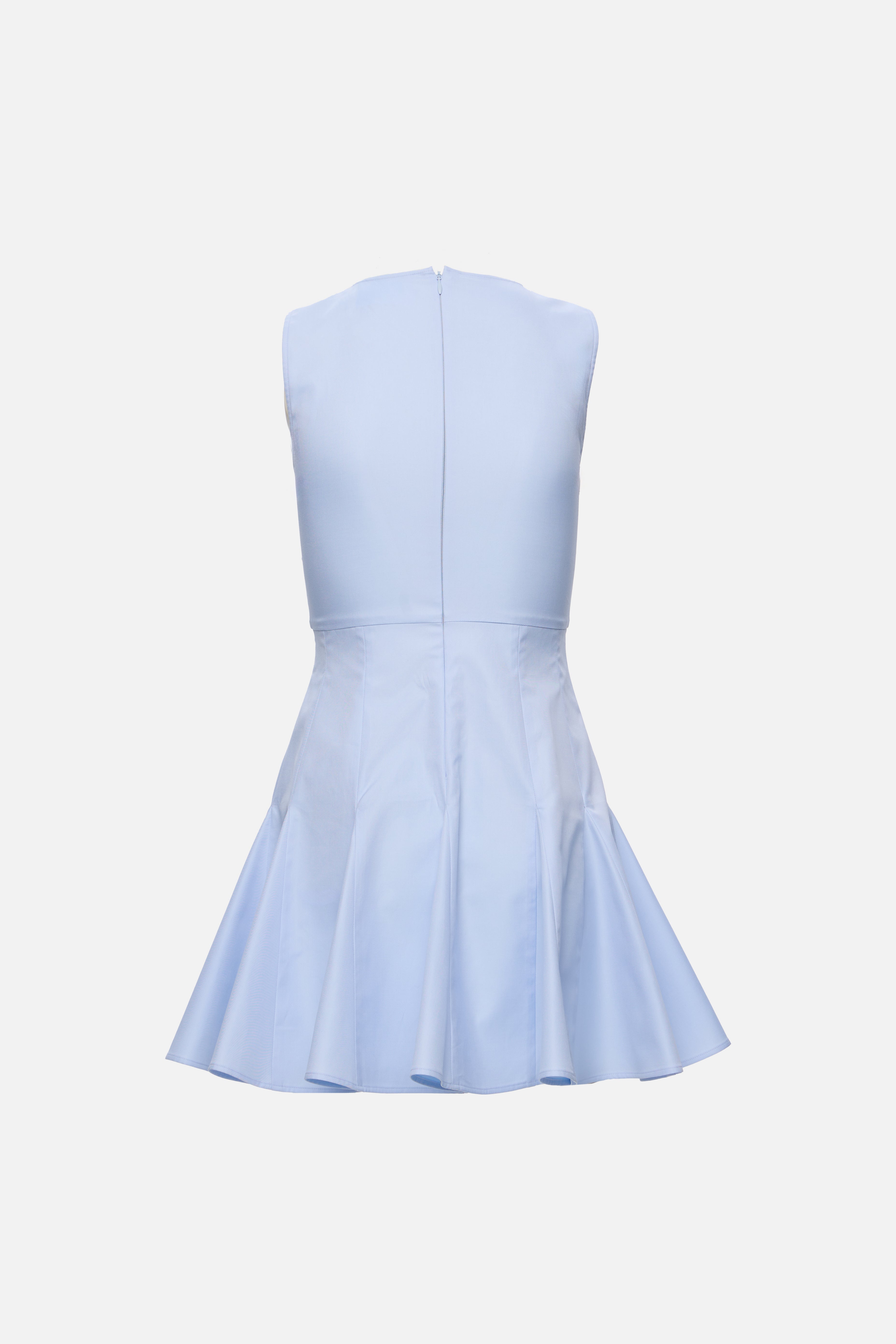 Light blue poplin dress