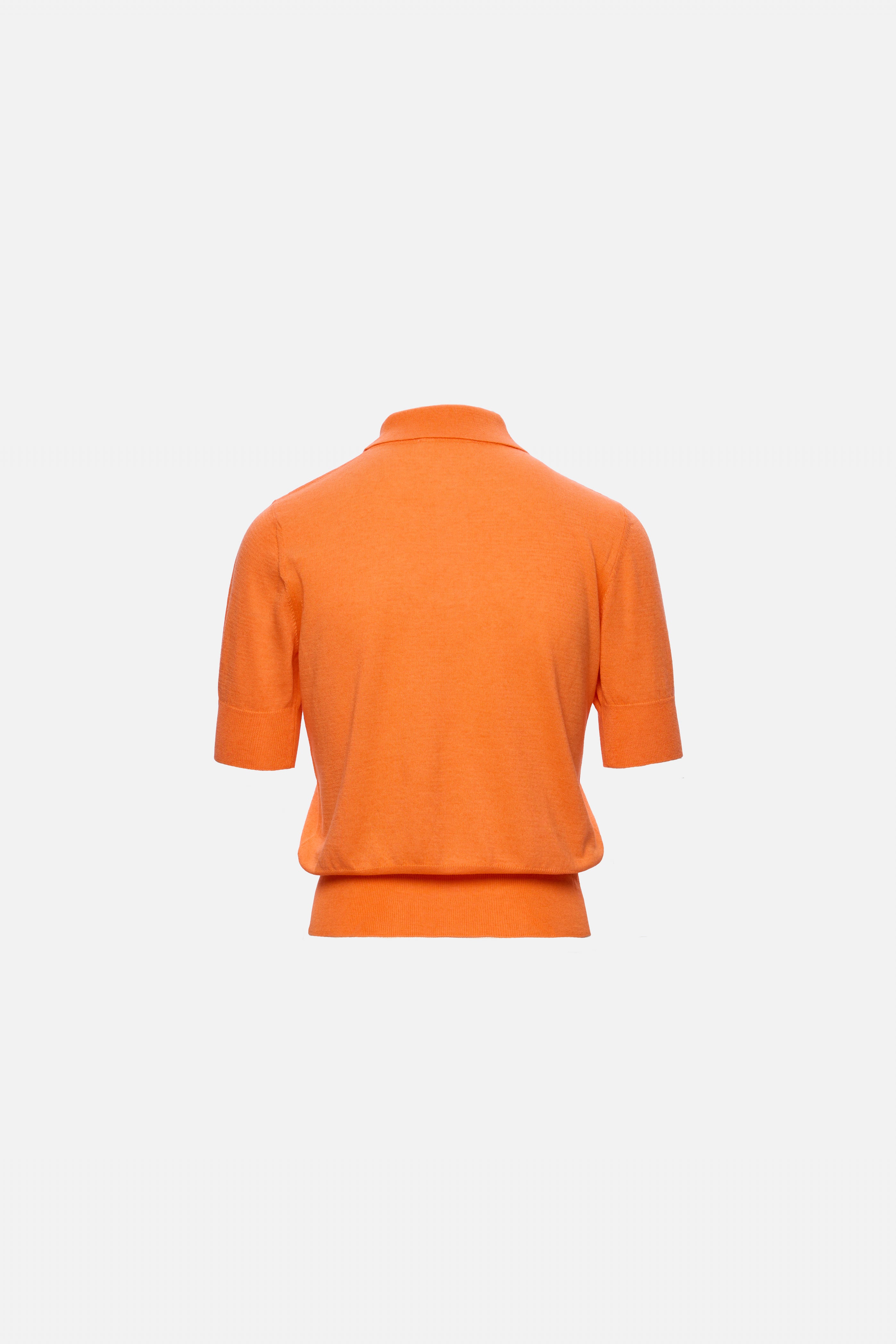 polo cashmere cu bumbac orange
