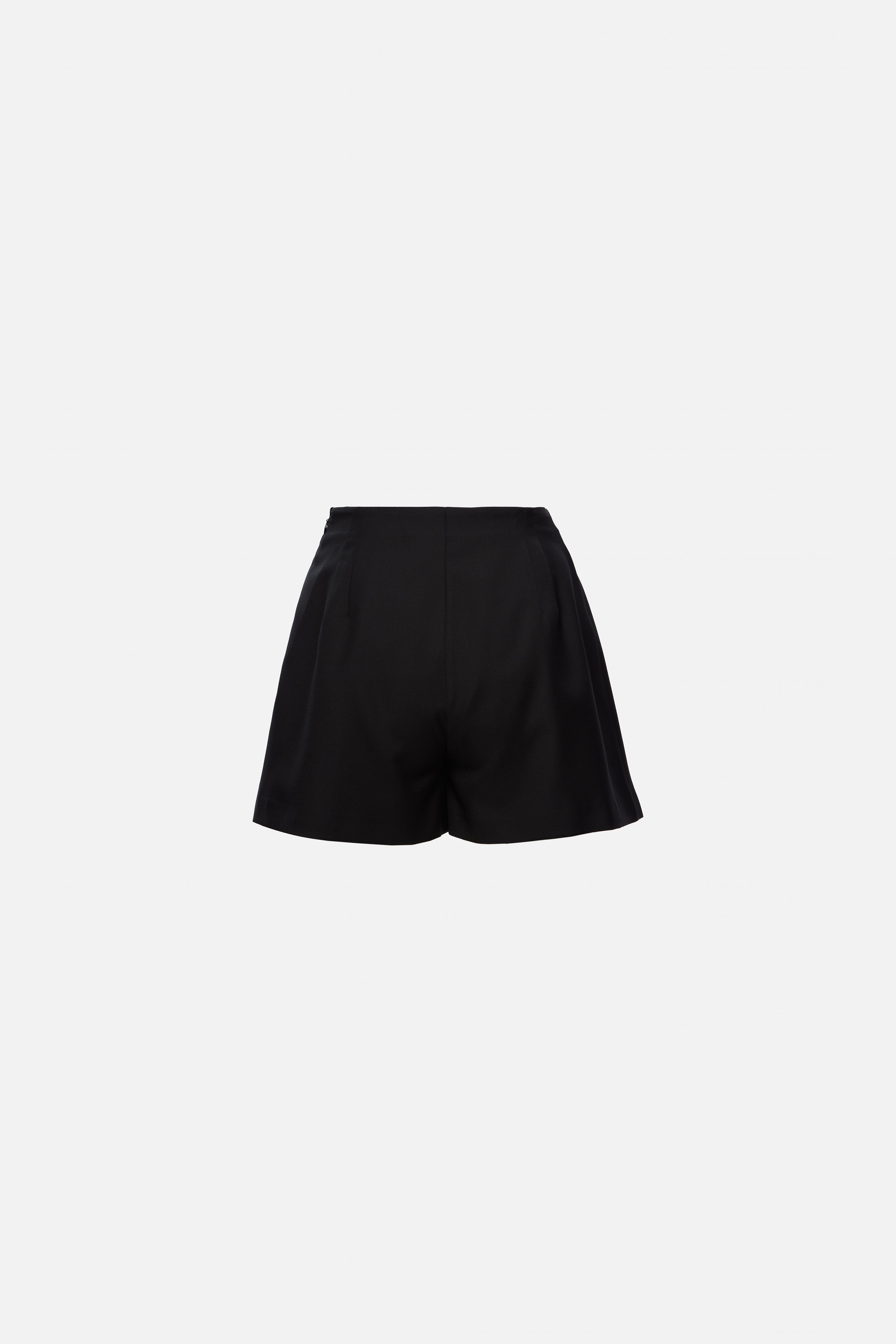 black tuxedo shorts