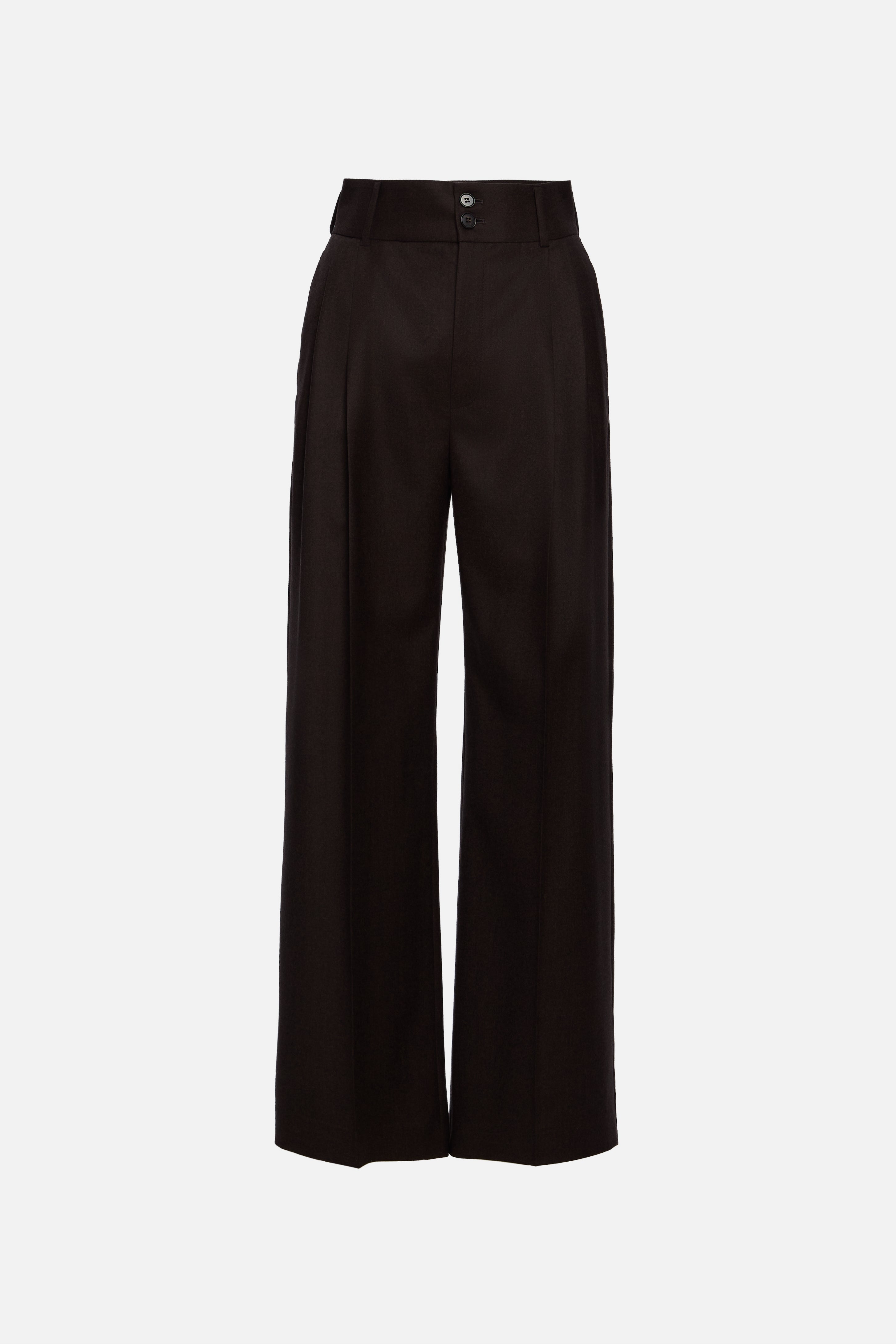 Pantalon lană  maro