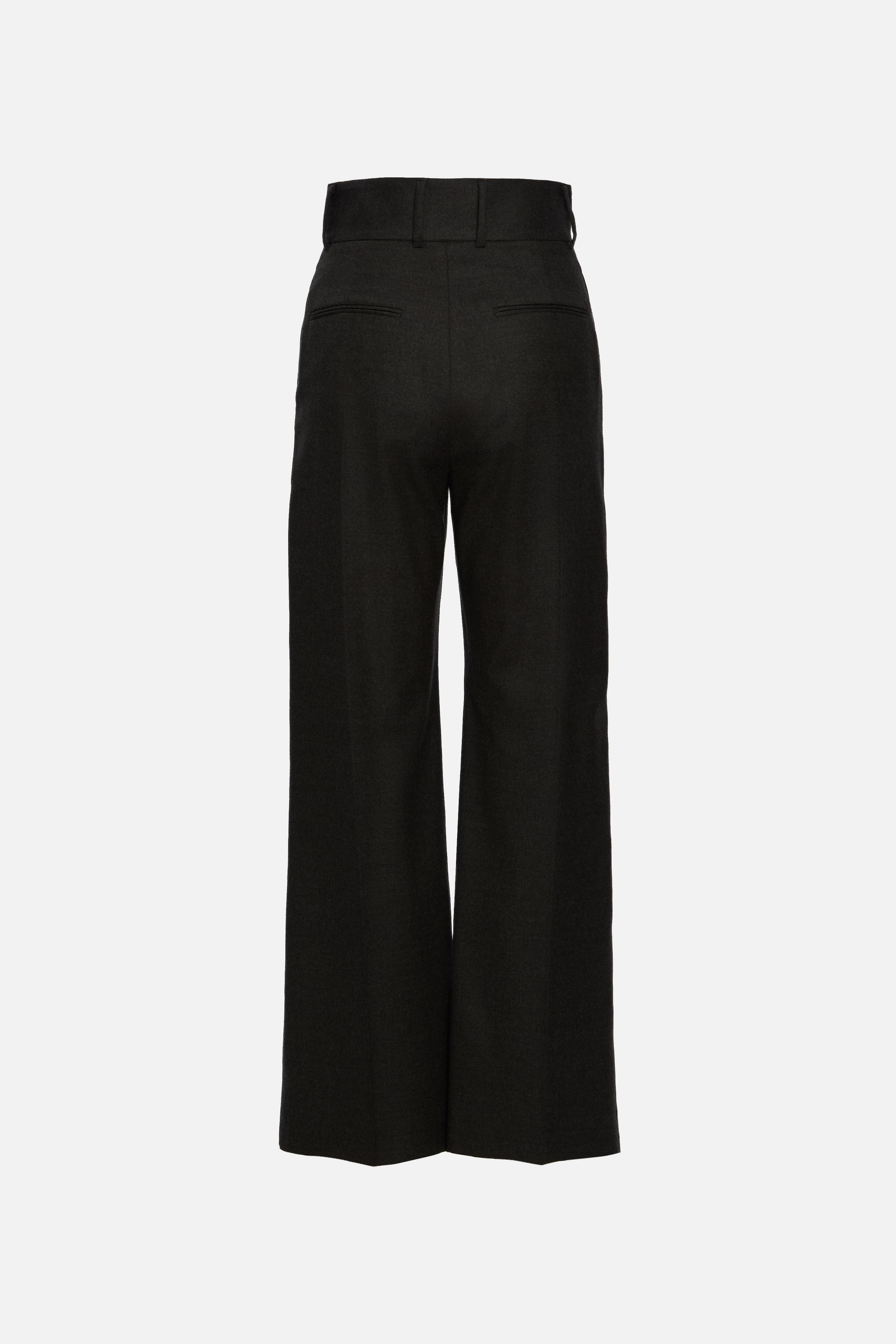 pantalon lana verde