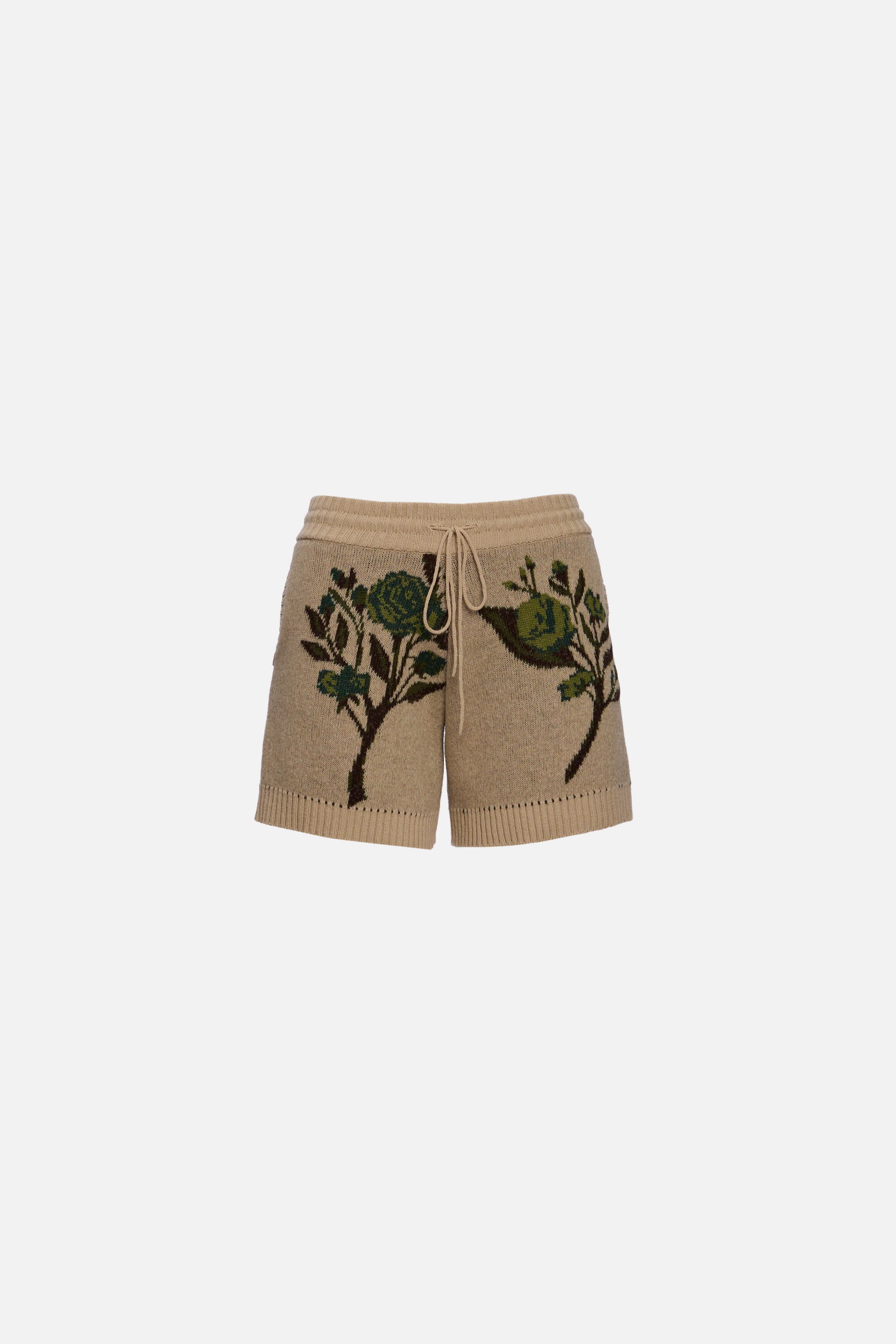 Short jacquard bej