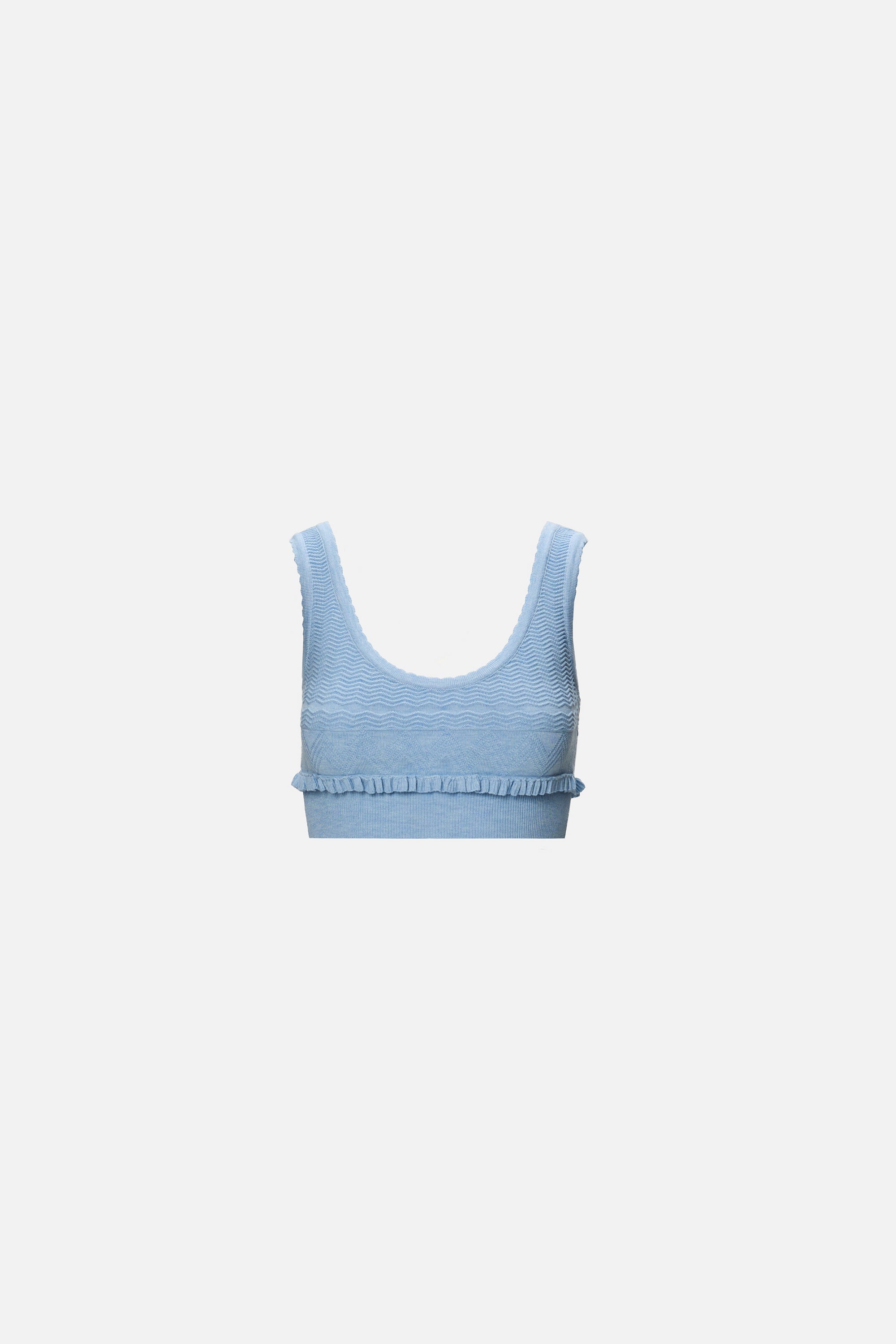 Bustieră Tricotată bleu