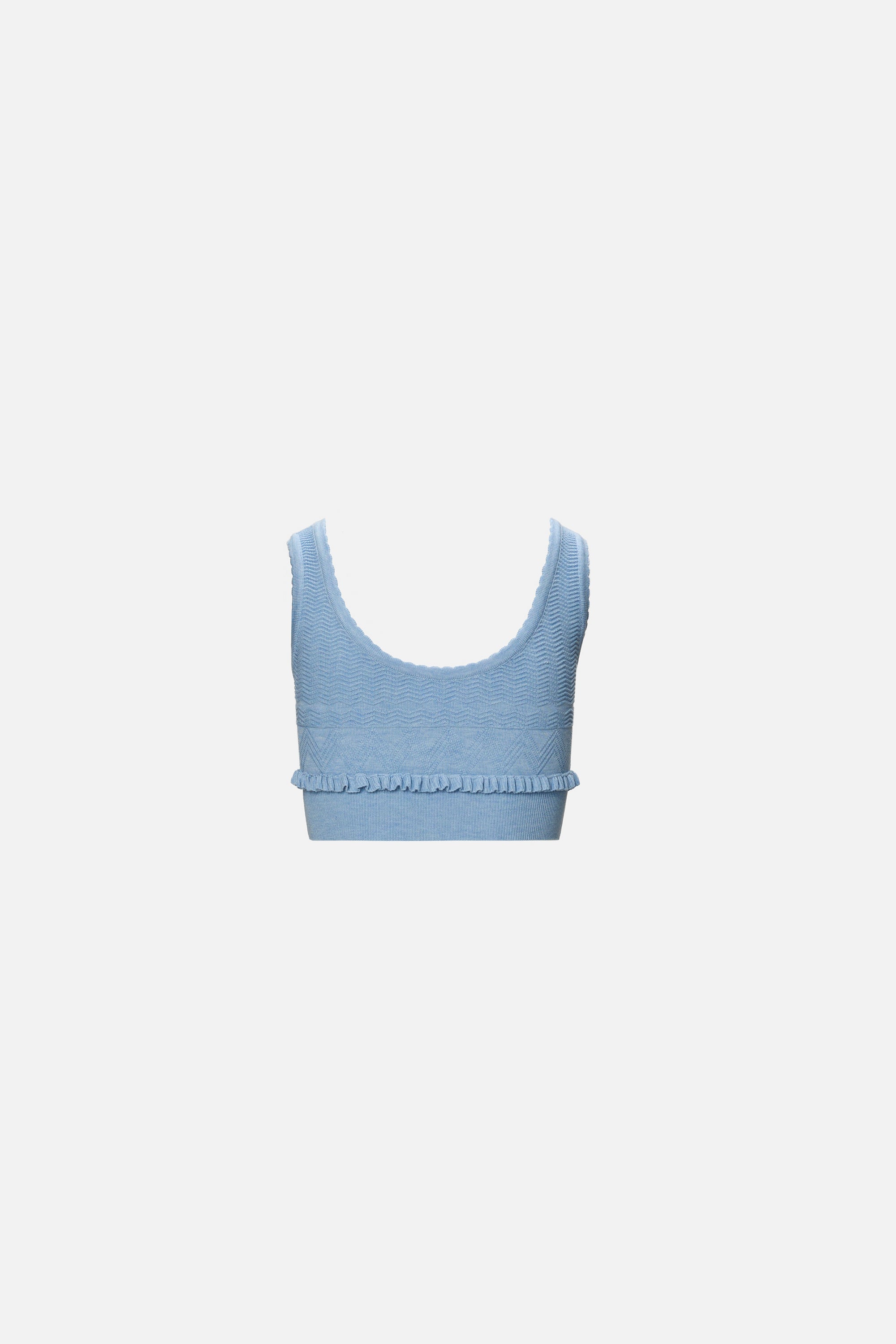 Bustieră Tricotată bleu