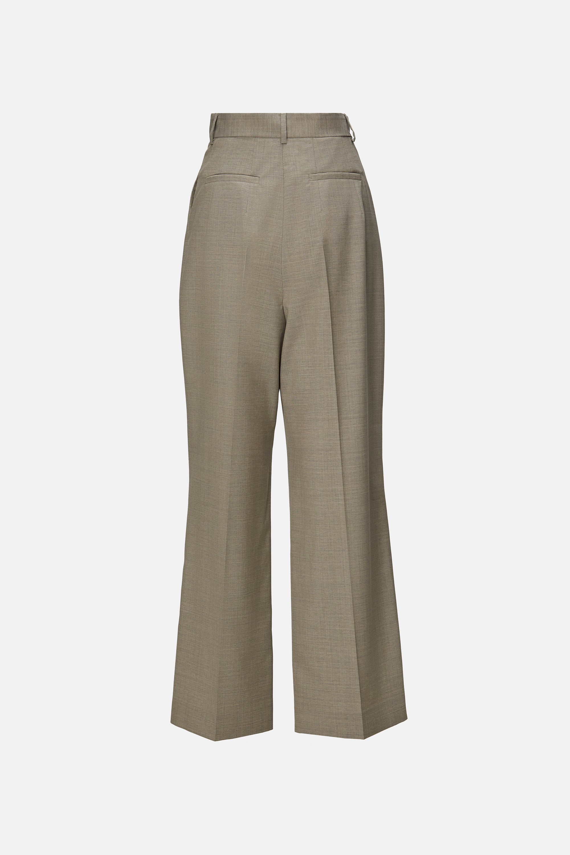 Pantaloni wide leg bej